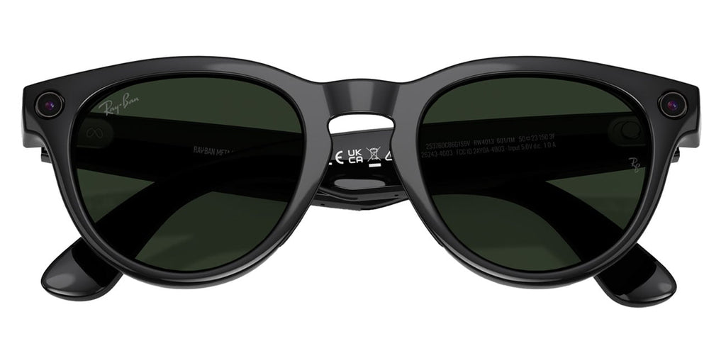 Ray-Ban Meta Headliner Sunglasses (Gen 2) 50mm in Black with Clear|Graphite Green Transitions Lenses - RW - image 8
