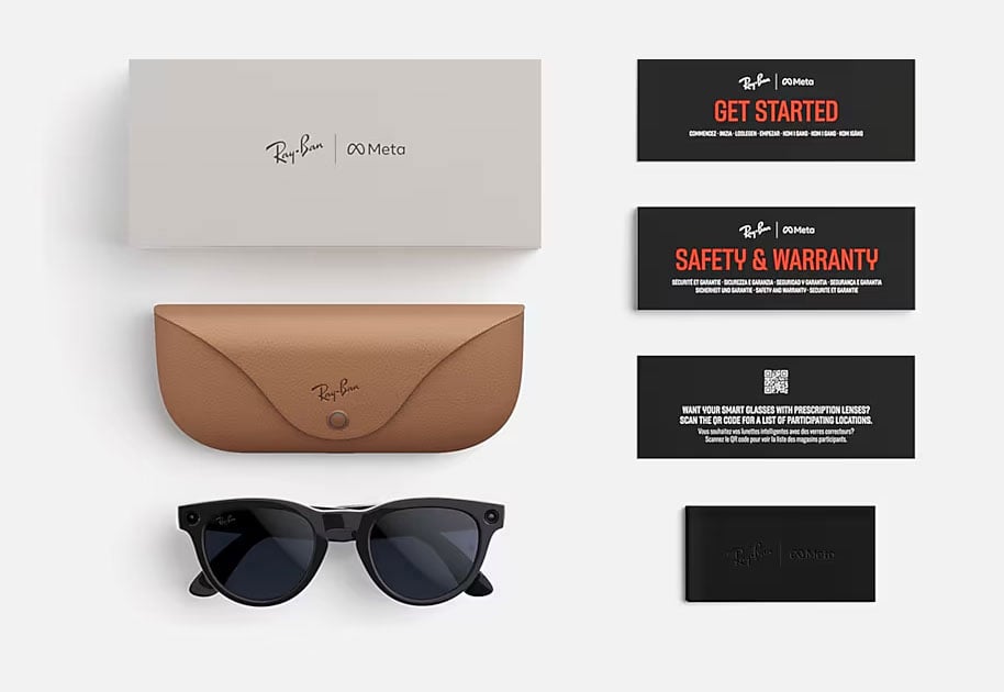 Ray-Ban Meta Headliner Sunglasses (Gen 2) 50mm in Matte Black with Clear Lenses - RW4013-601SSB50 - image 6