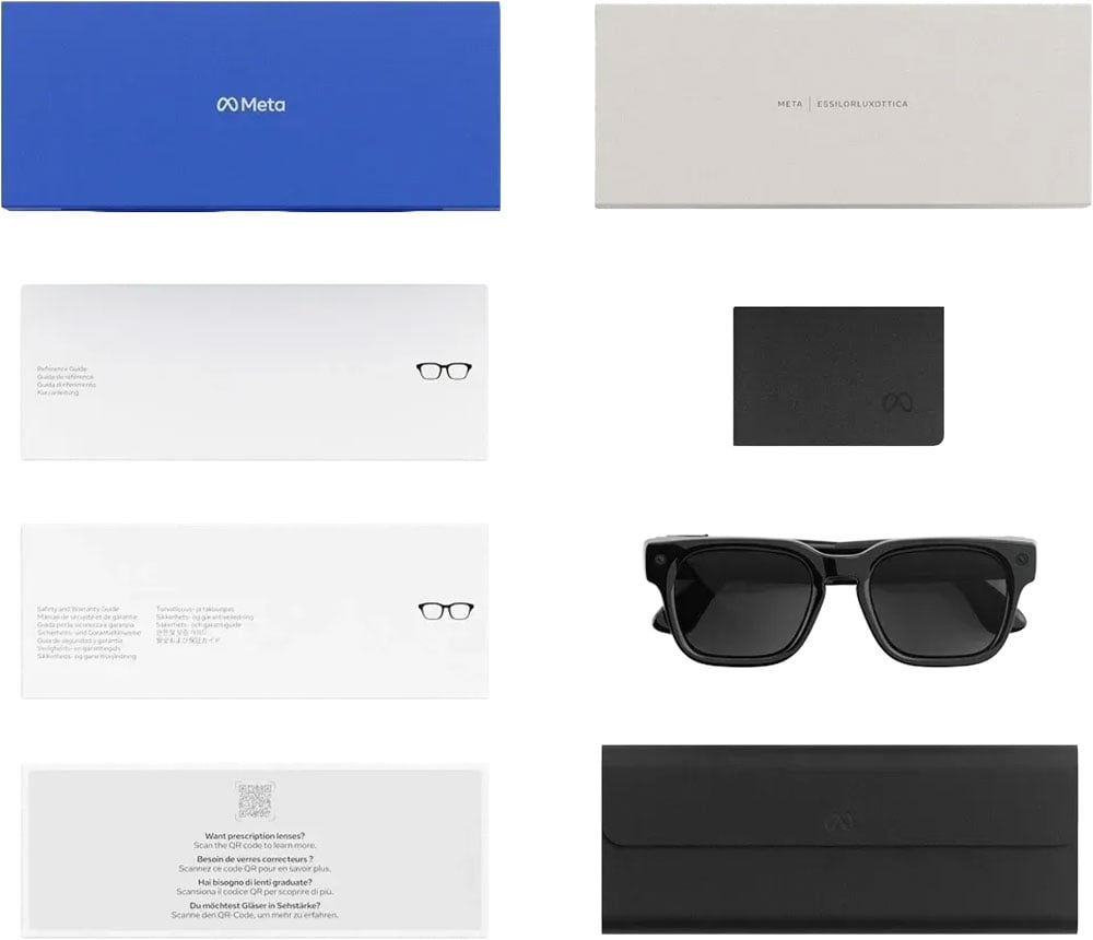 Meta Fury Sunglasses 51mm in Classic Black with Clear to Grey Transition Lenses - 0YM000005-1100L1 - image 6