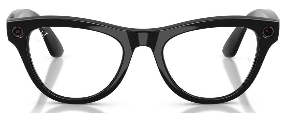 Ray-Ban Meta Skyler Sunglasses (Gen 2) 52mm in Shiny Black with Clear|Amethyst Transition Lenses - RW4014 - image 4