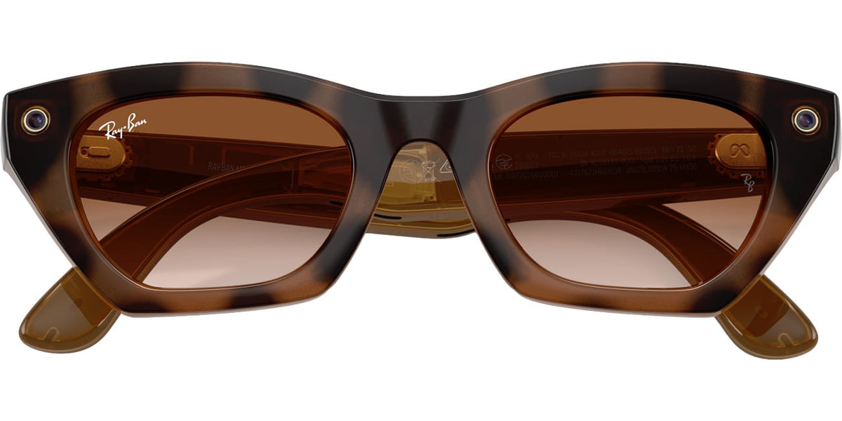 Ray-Ban Meta Zena Sunglasses (Gen 3) 49mm in Havana with Gradient Brown Lenses - 0RW4015-690513 - image 5