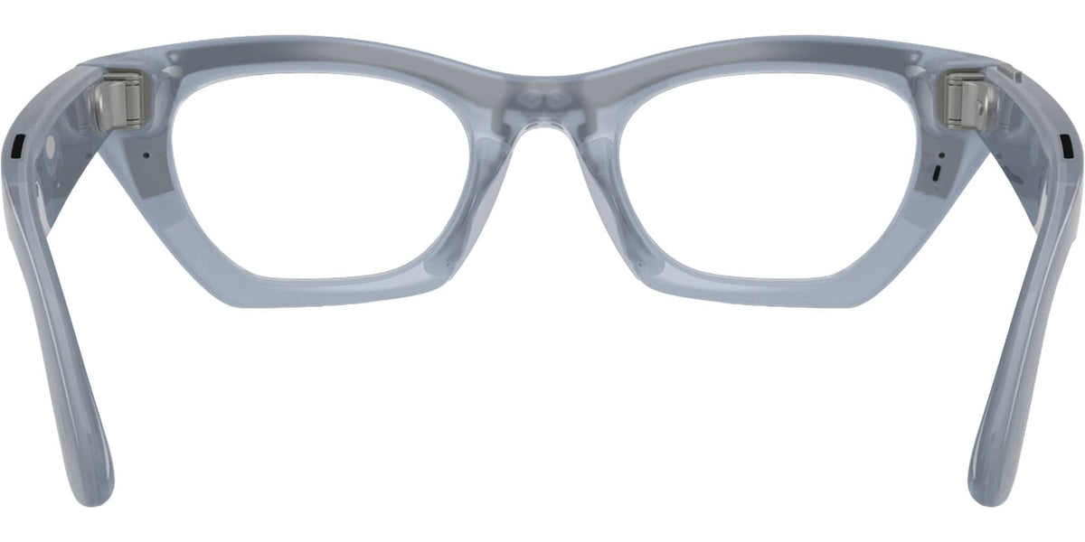 Ray-Ban Meta Zena Sunglasses (Gen 3) 49mm in Milky Grey Lilac with Clear | Copper Transition Lenses - 0RW - image 6