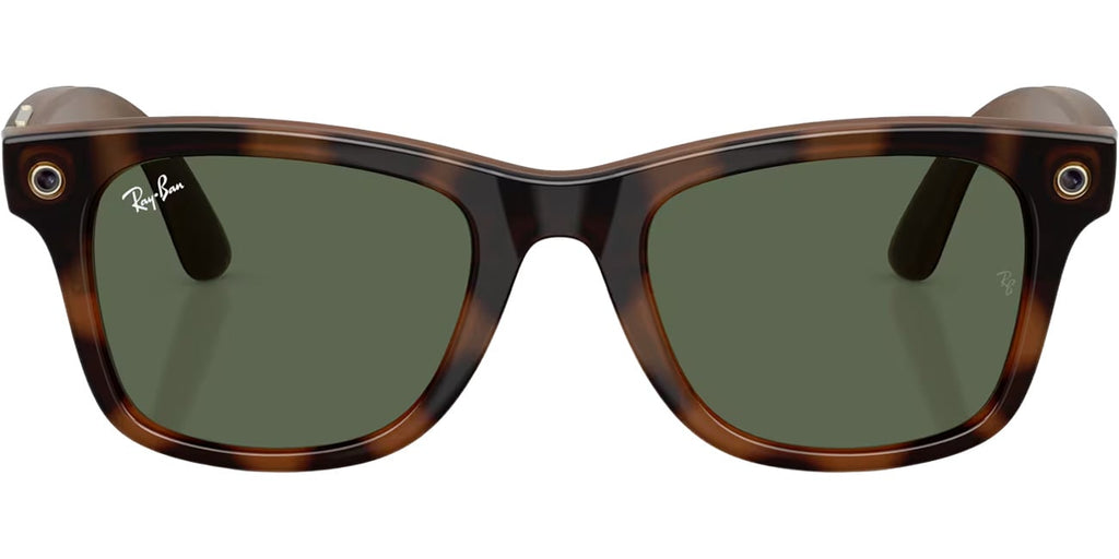 Ray-Ban Meta Wayfarer Sunglasses 53mm in Polished Havana with G-15 Green Lenses - 0RW4011-690571L - image 2