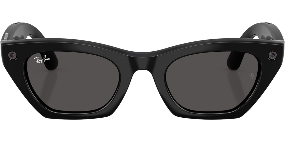 Ray-Ban Meta Zena Sunglasses (Gen 3) 49mm in Shiny Black with Grey Lenses - 0RW4015-601/87 - image 2