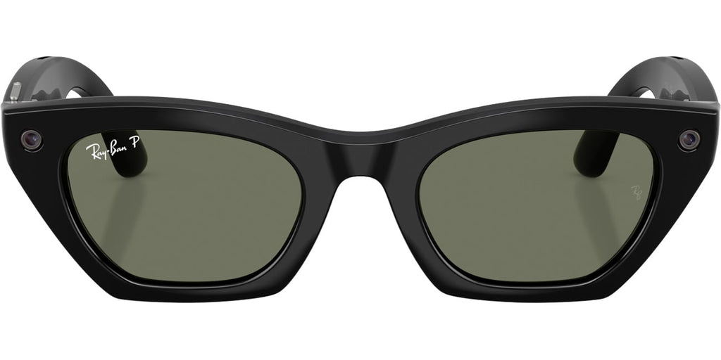 Ray-Ban Meta Zena Sunglasses (Gen 3) 49mm in Black with Green Polarized Lenses - 0RW4015-601/9A - image 2