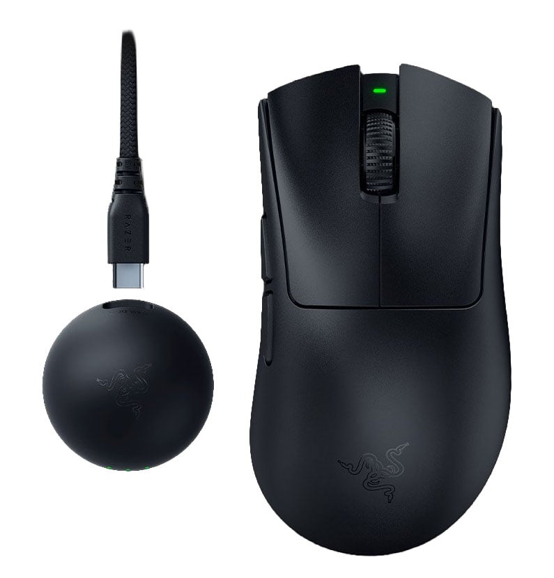 Razer DeathAdder V4 Pro Ultra-Lightweight Wireless Ergonomic Gaming Mouse in Black - RZ01-05330100-R3U1 - image 1