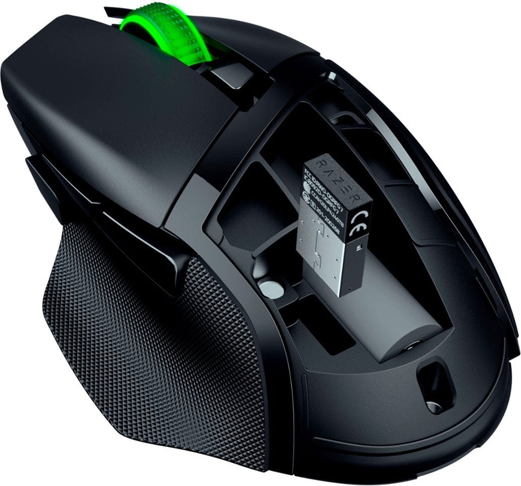 Razer Basilisk V3 X Hyperspeed Black Wired Customizable RGB Gaming Mouse - RZ01-04870100-R3U1 - image 2