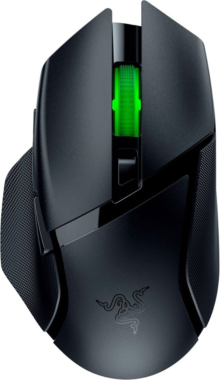 Razer Basilisk V3 X Hyperspeed Black Wired Customizable RGB Gaming Mouse - RZ01-04870100-R3U1 - image 1