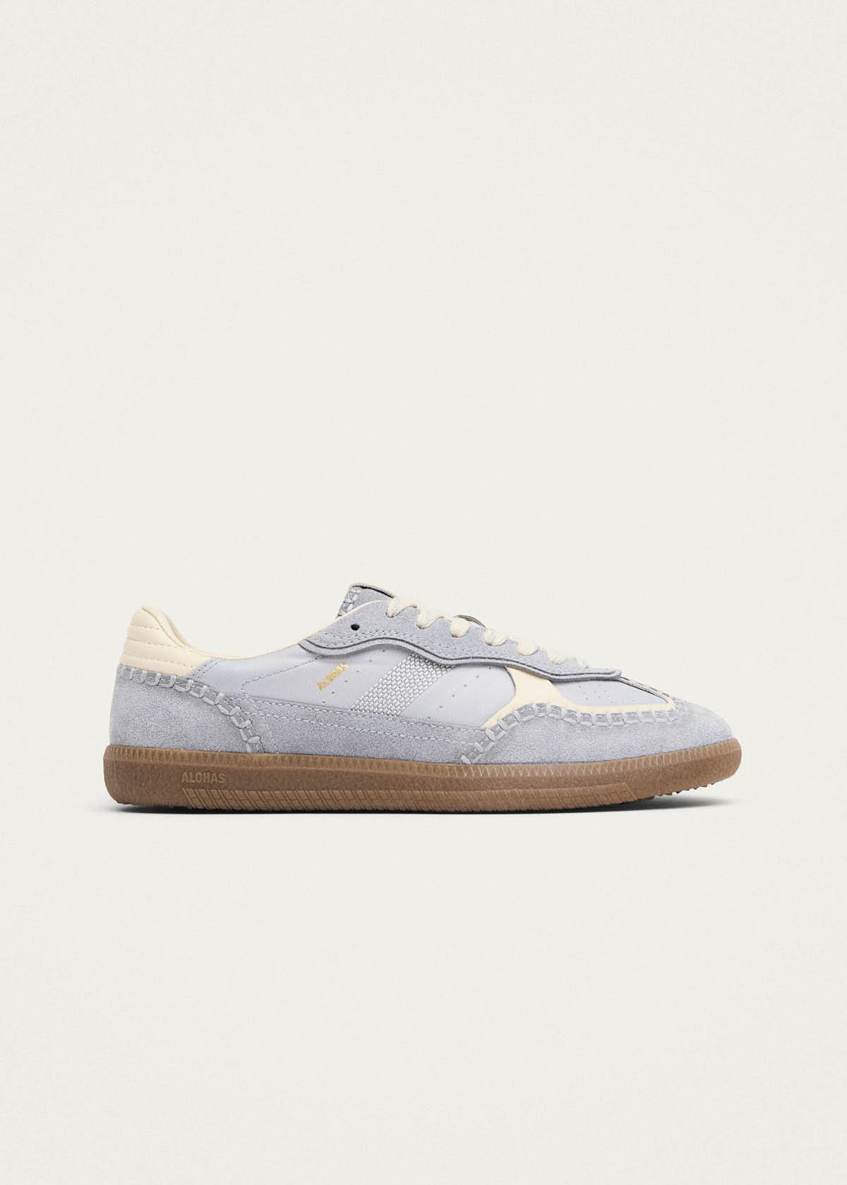 Tb.490 Sneaker aus recyceltem hellblauem Leder