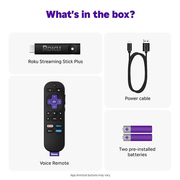 Roku Streaming Stick Plus with 4K Support and HDR10 - 3830R - image 2