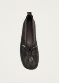 Rosalind Vintage Effect Bruin Leren Ballerina's