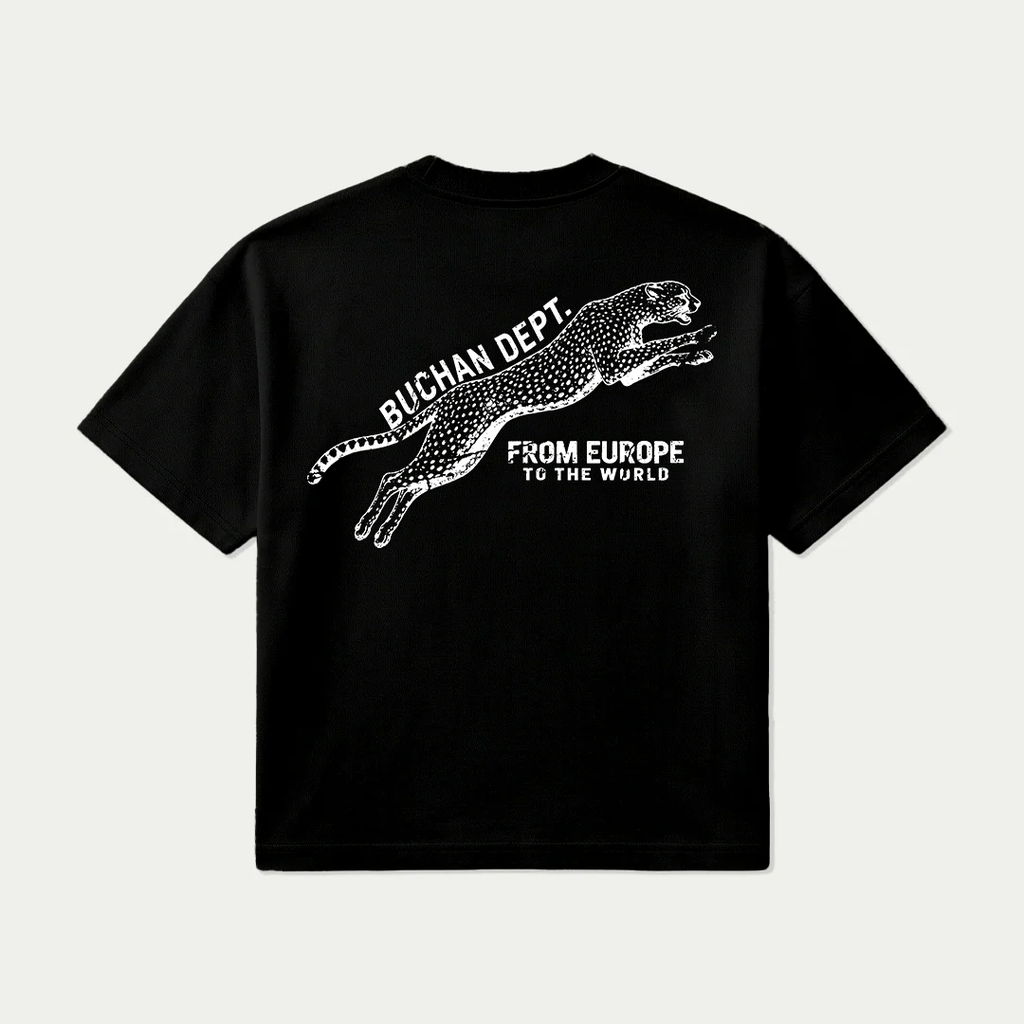 Cheetah Dept T-Shirt - Black