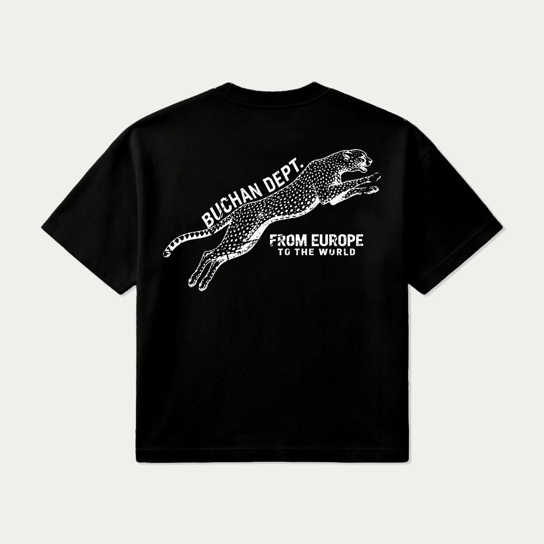 Cheetah Dept T-Shirt - Black