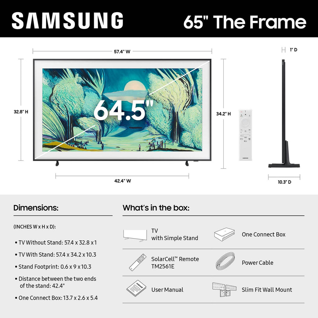 Samsung The Frame LS03F QLED TV 65-Inch 4K Smart in Black - QN65LS03FAFXZA - image 10