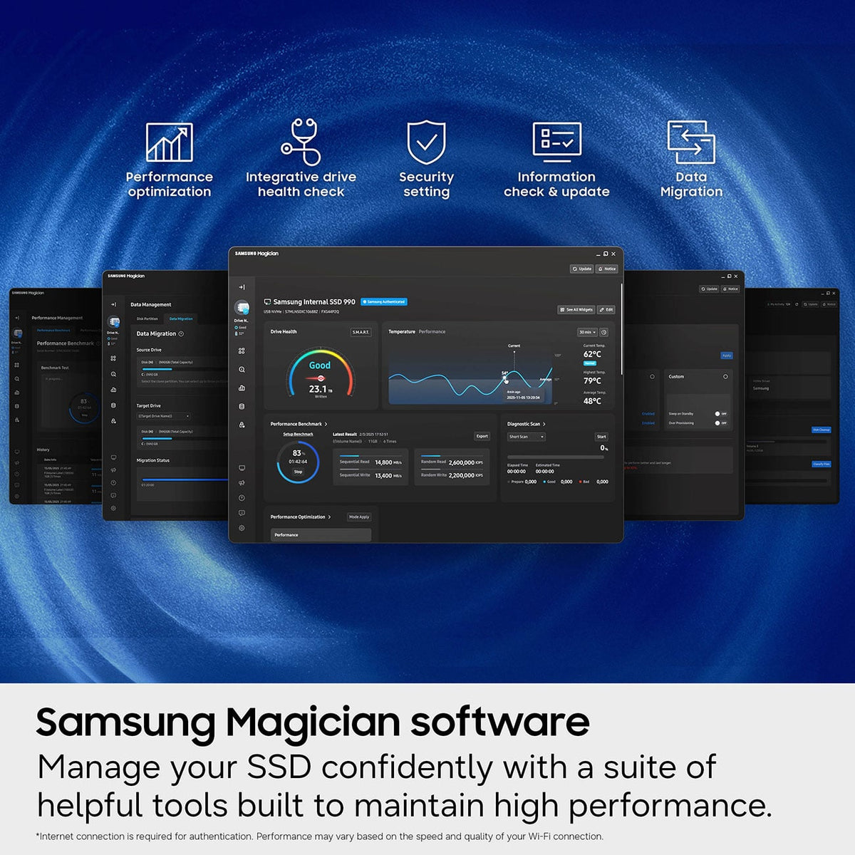 Samsung Internal SSD 990 2TB NVMe M.2 SSD - MZ-V9V2T0B/AM - image 8