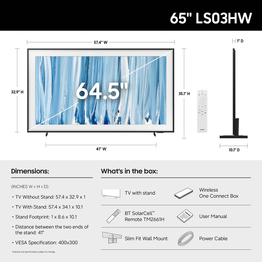 Samsung The Frame Pro Neo QLED 65-Inch 4K Smart TV with Samsung Vision AI - QN65LS03HWFXZA - image 5