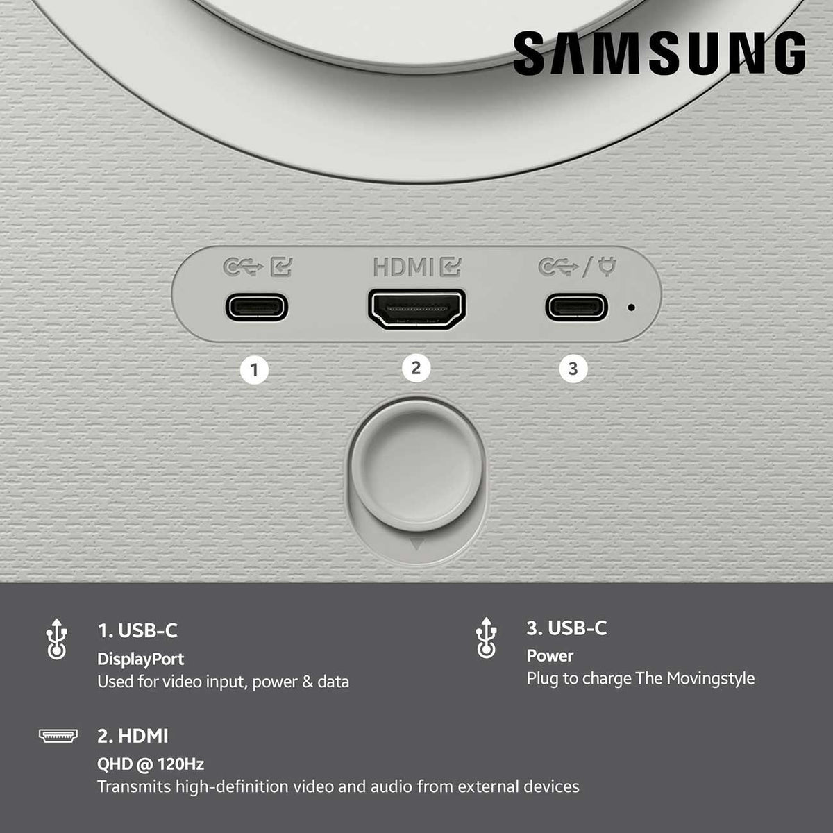 Samsung The Movingstyle LSM7F 27-Inch QHD Portable Smart Touch Screen - UN27LSM7FAXXZA - image 6