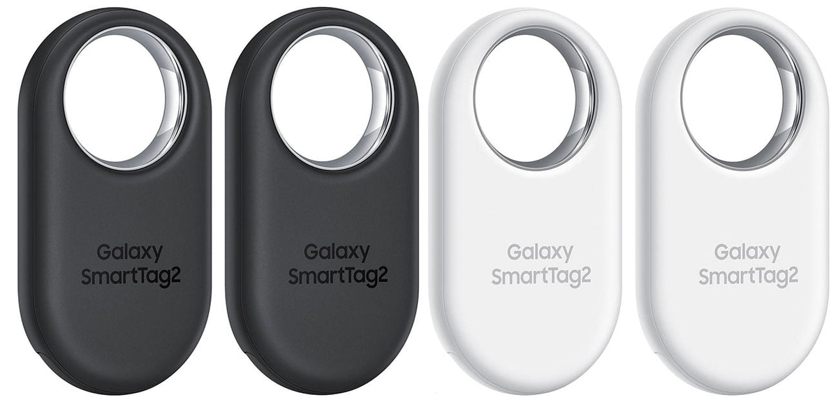 Samsung Galaxy SmartTag2 (4-Pack, 2 Black, 2 White) - EI-T5600KWEGUS & JV9291 - image 1