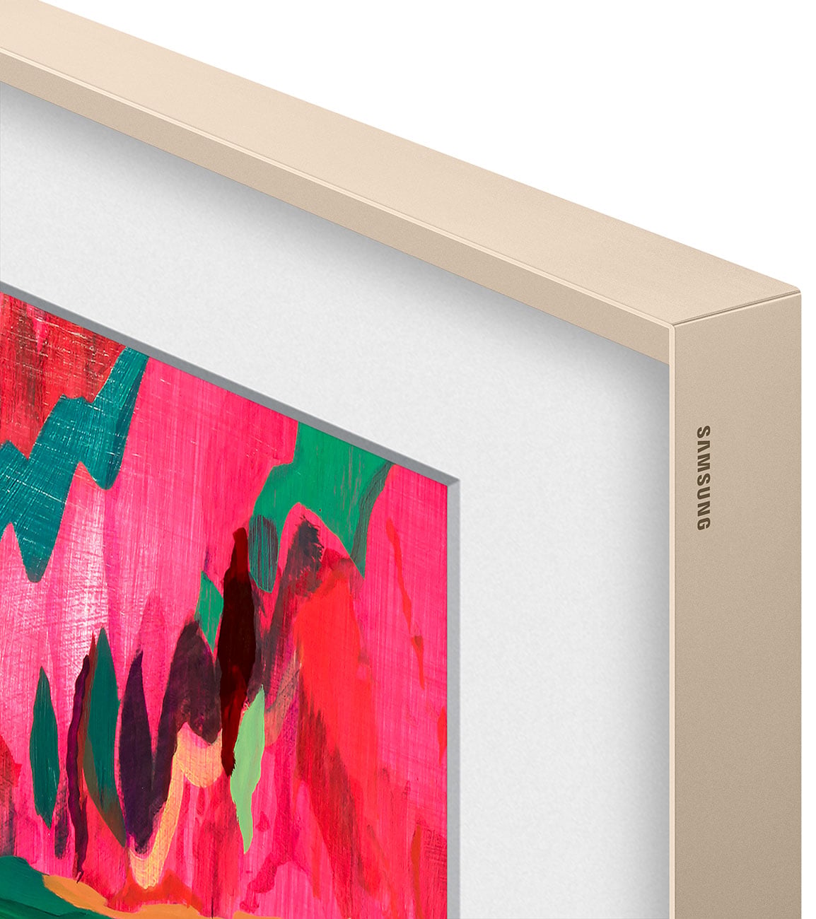 Samsung 85-inch The Frame Customizable Bezel in Sand Gold Metal - VG-SCFF85SGMZA - image 1