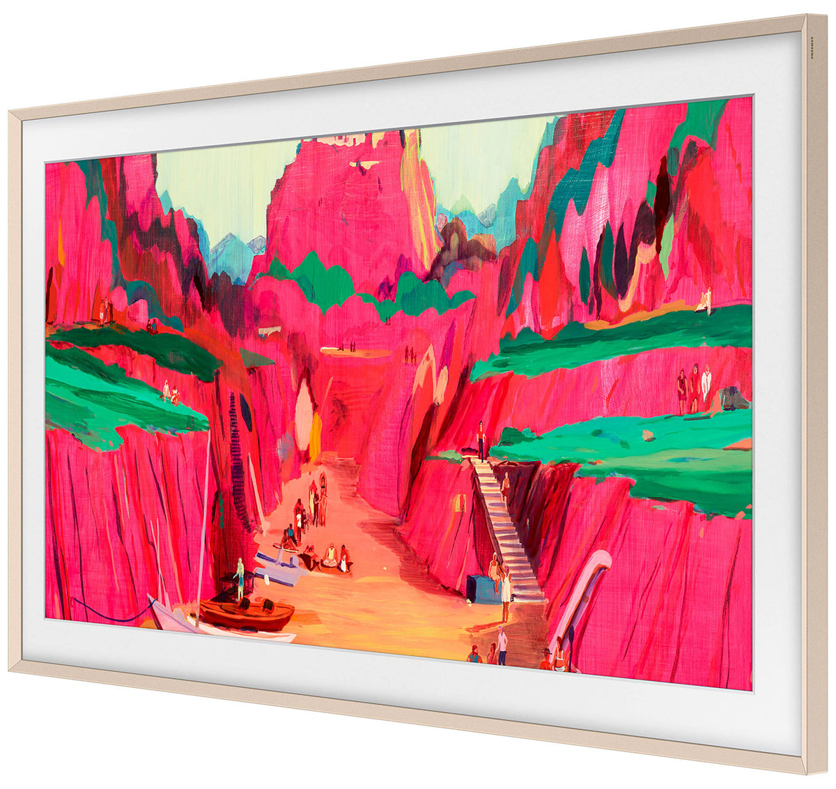 Samsung 85-inch The Frame Customizable Bezel in Sand Gold Metal - VG-SCFF85SGMZA - image 4