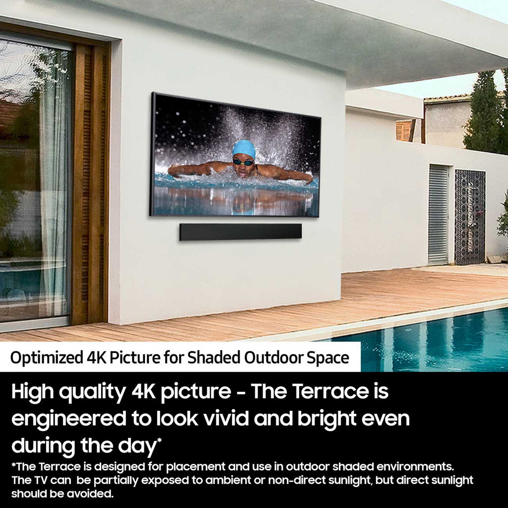 Samsung The Terrace Partial Sun LST7C Neo QLED 85-Inch 4K Smart in Titan Black - QN85LST7CAFXZA - image 4
