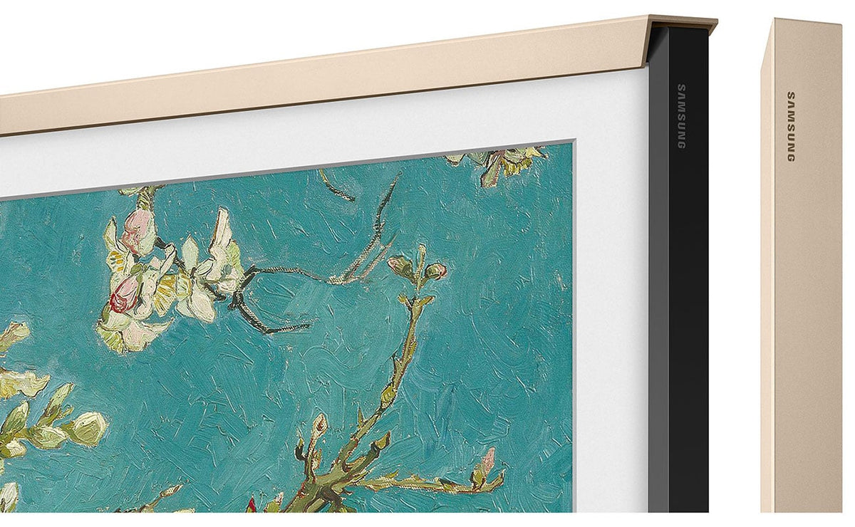 Samsung (2023) 85" The Frame Customizable Bezel In Sand Gold Metal - VG-SCFC85SGMZA - image 1