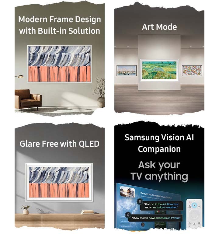 Samsung The Frame QLED 55-Inch 4K Smart TV with Samsung Vision AI - QN55LS03HEFXZA - image 7