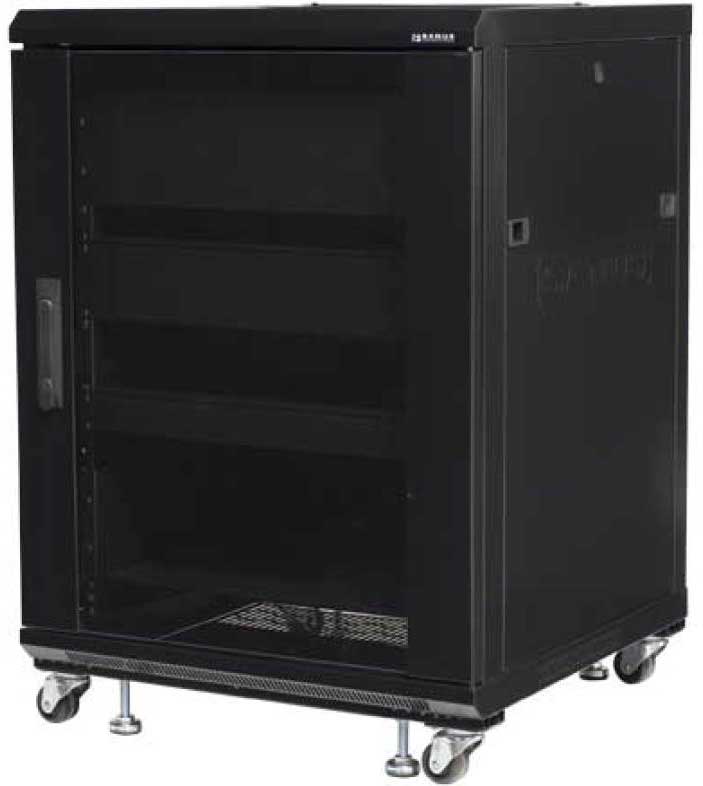 Sanus Component Black AV Rack - CFR2115-B1 - image 3