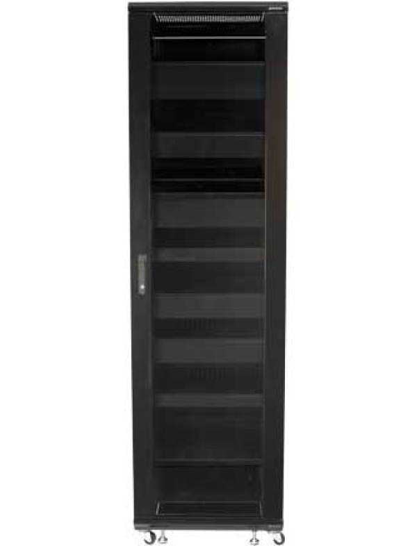 Sanus 85" Tall Black AV Home Theater Equipment Rack - CFR2144-B1 - image 1