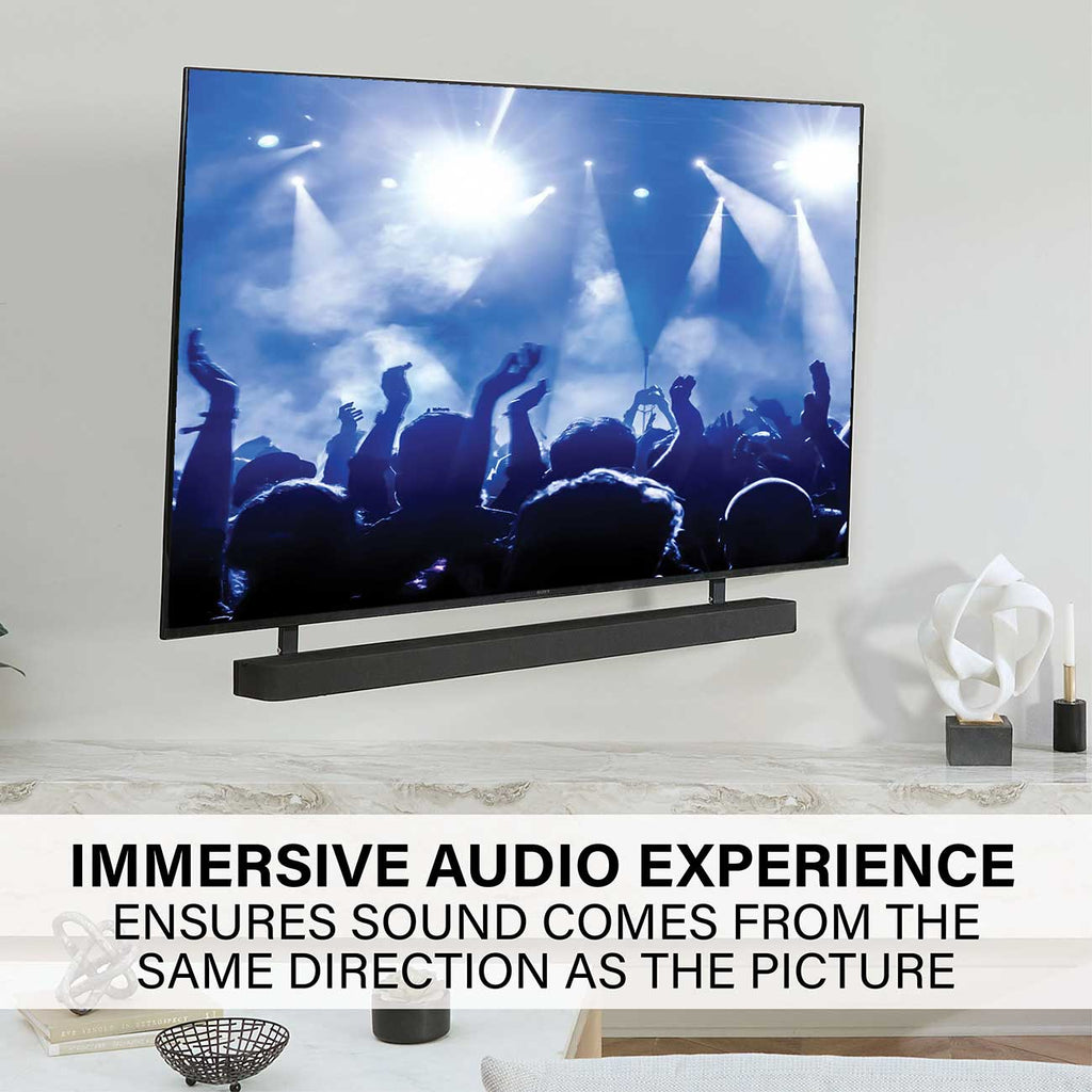Sanus Height-Adjustable TV Soundbar Mount for Sony BRAVIA Theater Bar 8 and 9 in Black - WSBSBTV1-B2 - image 11