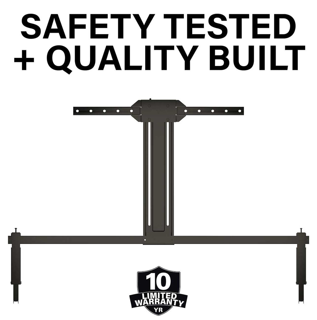Sanus Height-Adjustable TV Soundbar Mount for Sony BRAVIA Theater Bar 8 and 9 in Black - WSBSBTV1-B2 - image 12