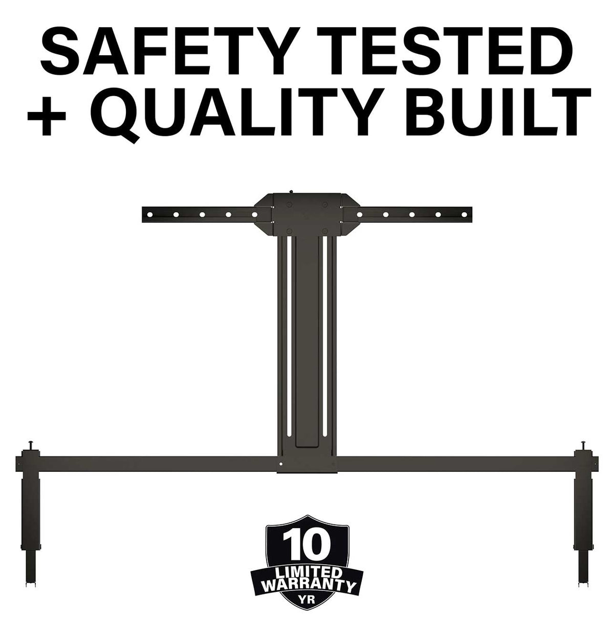 Sanus Height-Adjustable TV Soundbar Mount for Sony BRAVIA Theater Bar 8 and 9 in Black - WSBSBTV1-B2 - image 12