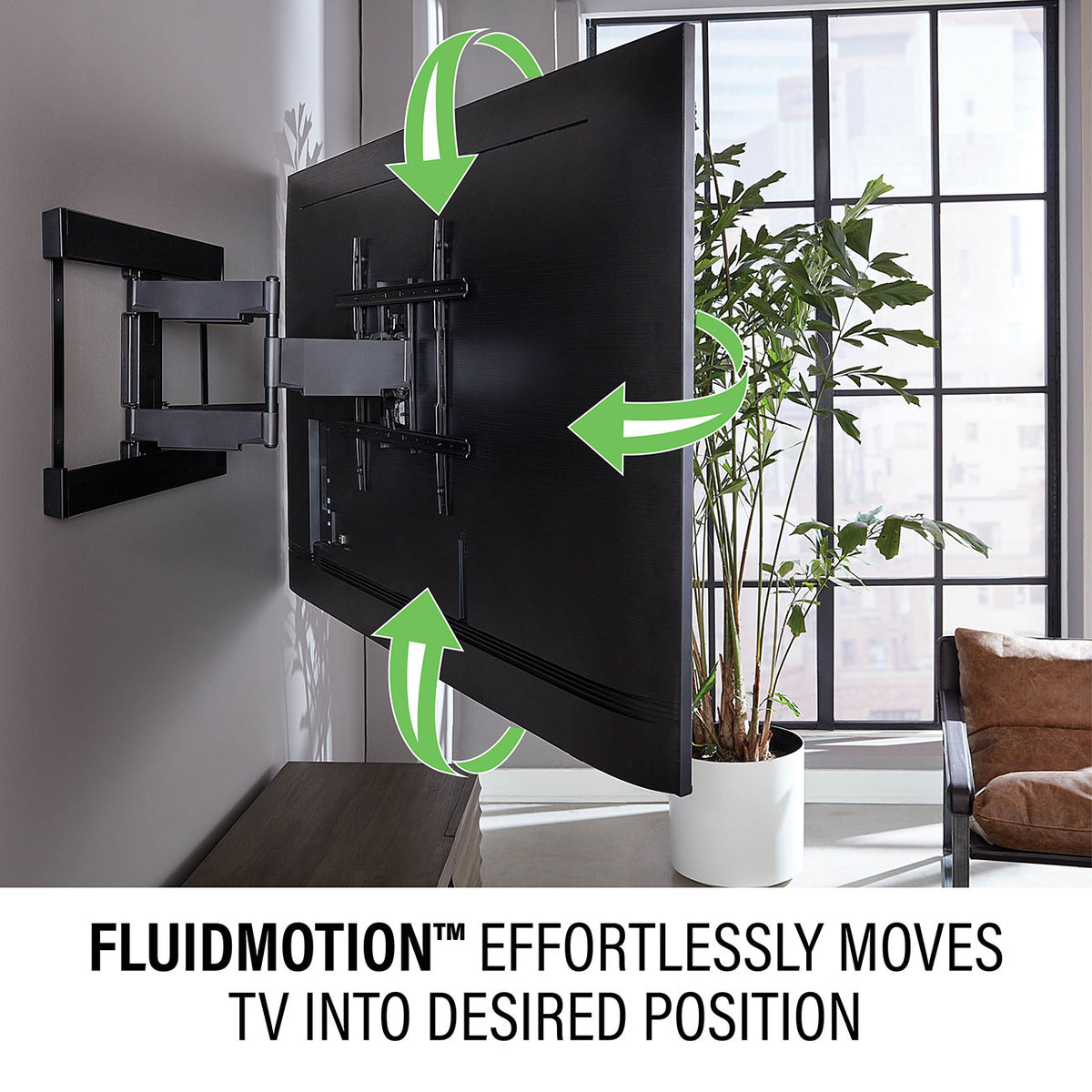 Sanus Super Slim Full-Motion TV Mount for Most 40" - 90" TVs - VLFS820-B2 - image 5