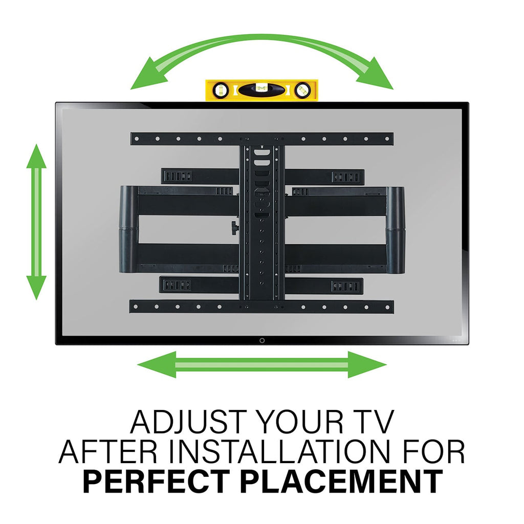 Sanus Full-Motion Wall Mount for 42" - 89" TVs - ALF325-B1 - image 8