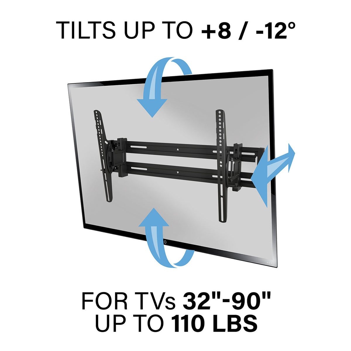 Sanus Extendable Tilting Wall Mount for 32" - 90" TVs - ALT2-B1 - image 2
