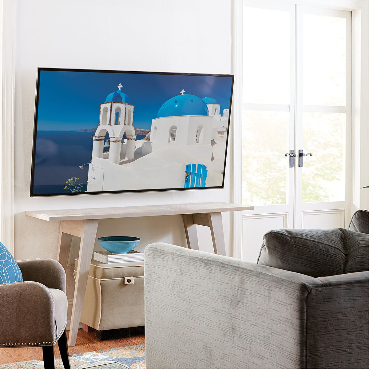 Sanus Tilting Wall Mount with Foldable Wall Plate for 32" - 90" TVs - ALT35F-B1 - image 4