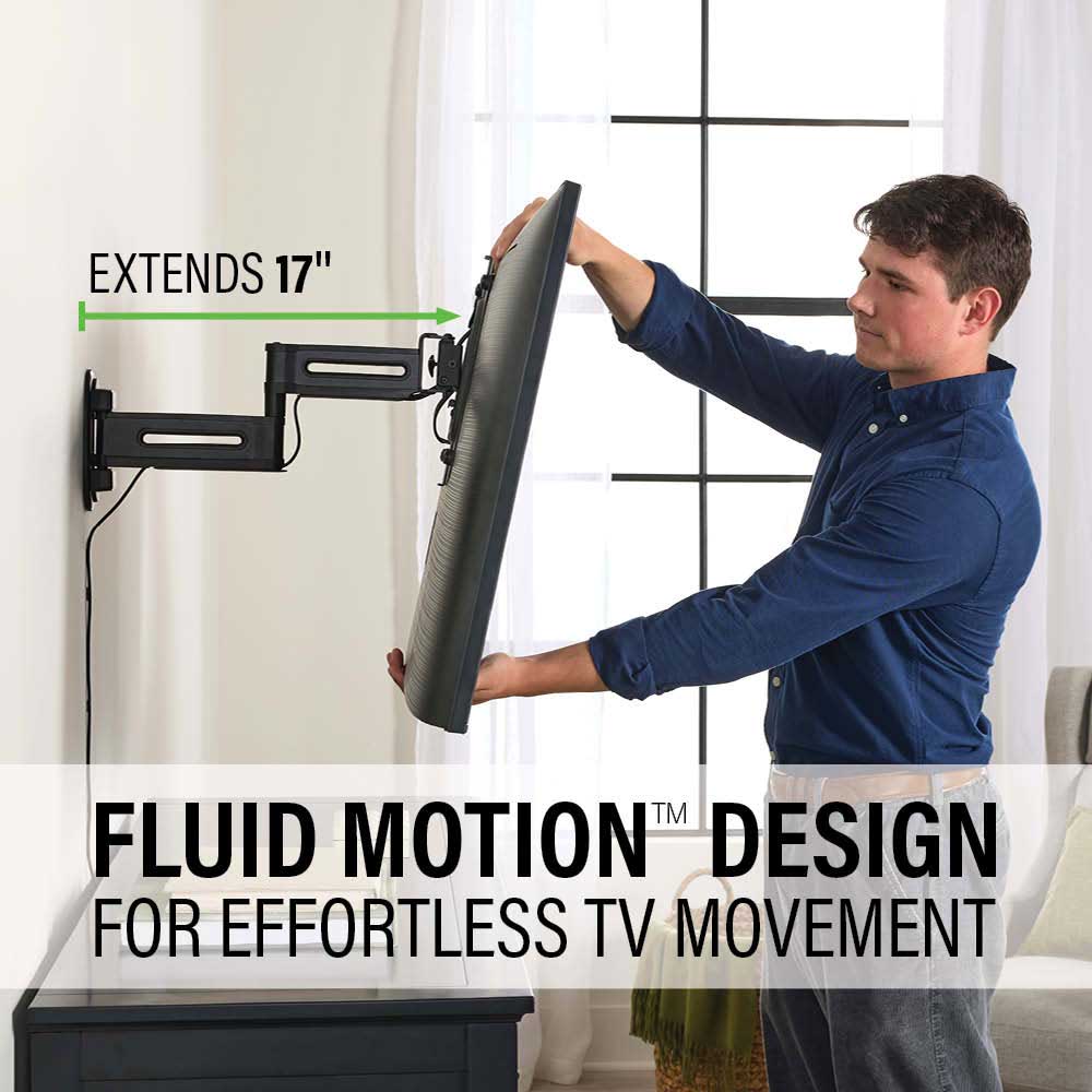 Sanus Advanced Full-Motion 4D + Shift TV Wall Mount for TV's 19"-43" - VSF817-B2 - image 5