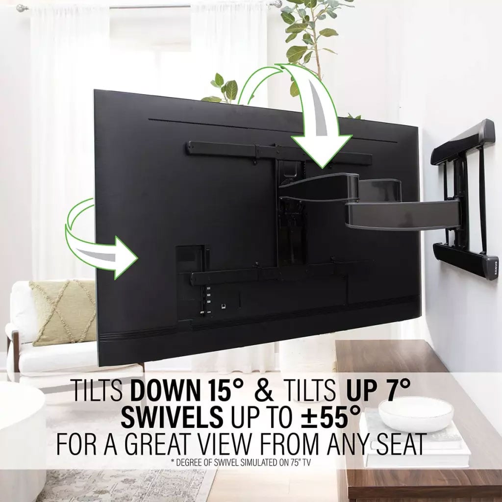Sanus Advanced XL Full-Motion Premium TV Wall Mount for 65" - 100" TV's - VXF830-B2 - image 3
