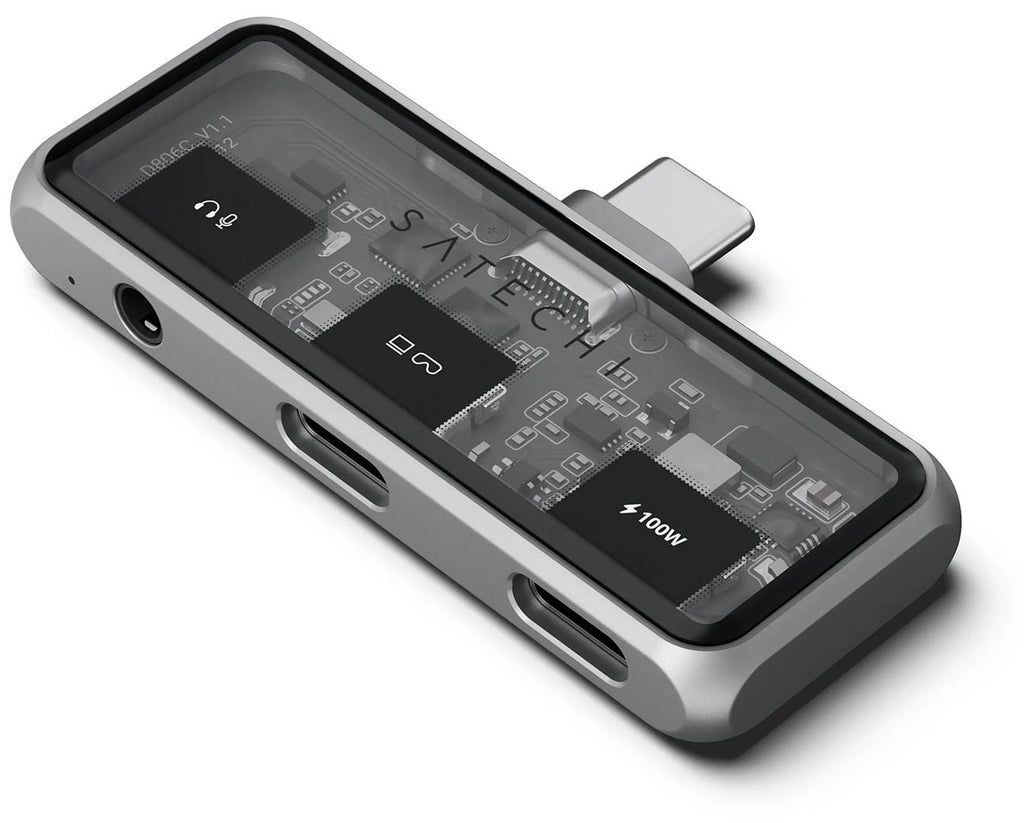 Satechi Mobile XR Hub with Audio 100W PD in Gray - ST-HXRAJM - image 1
