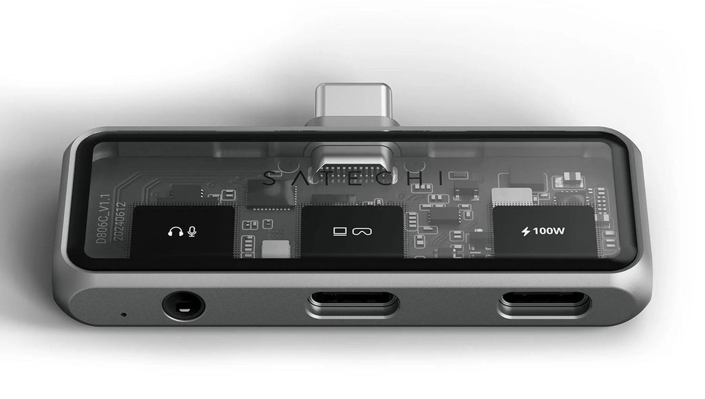Satechi Mobile XR Hub with Audio 100W PD in Gray - ST-HXRAJM - image 2