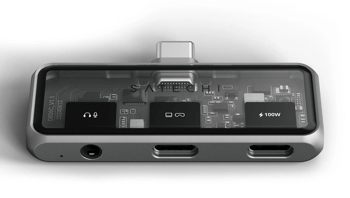 Satechi Mobile XR Hub with Audio 100W PD in Gray - ST-HXRAJM - image 2