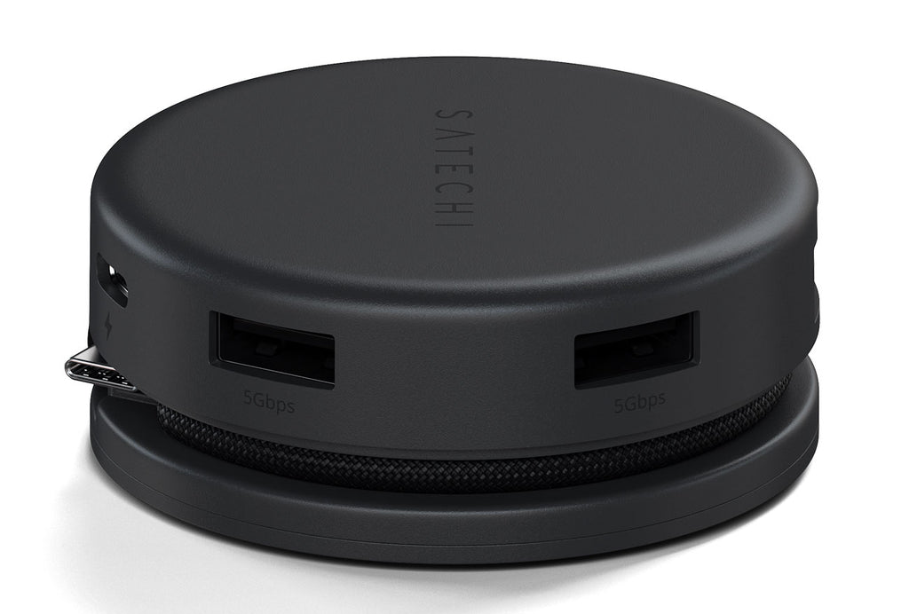 Satechi OnTheGo 7-in-1 Multiport Adapter in Black - ST-POTG7C - image 2