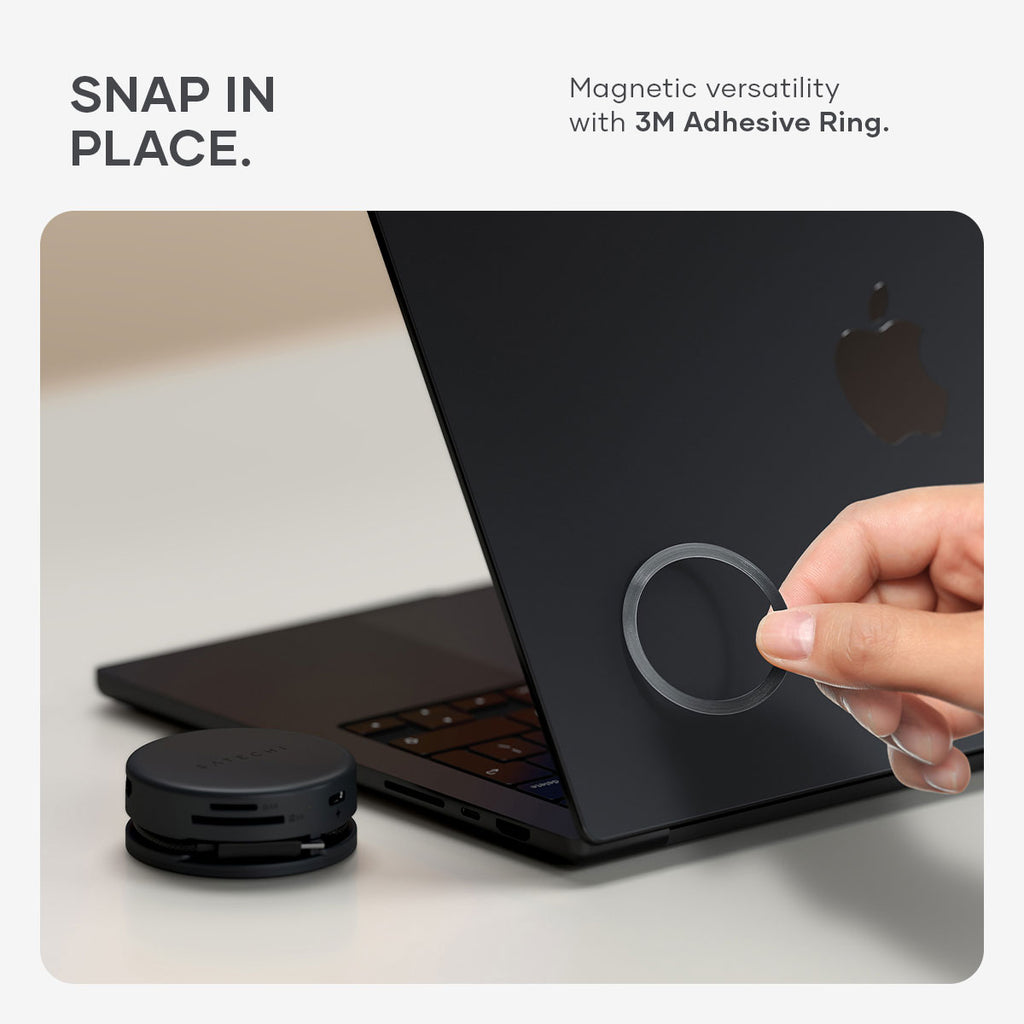 Satechi OnTheGo 7-in-1 Multiport Adapter in Black - ST-POTG7C - image 9