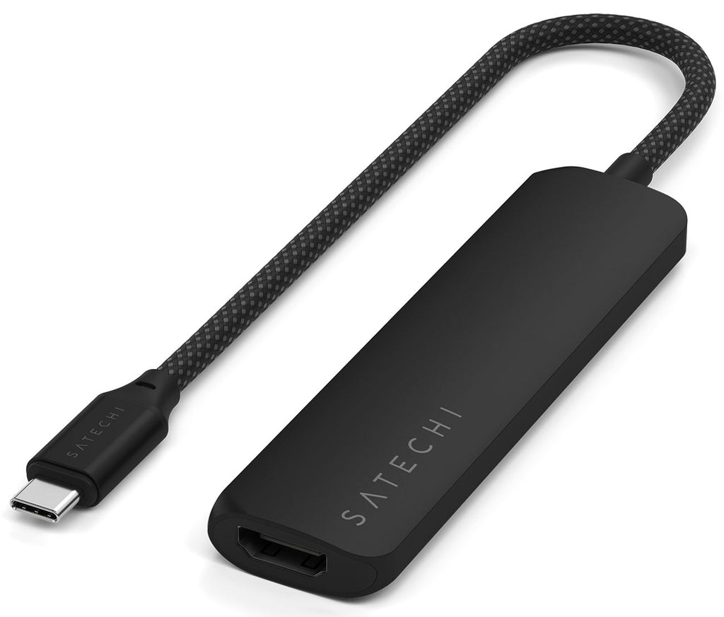 Satechi 4-in-1 Slim Multi-port Adapter 4K in Black - ST-P4SK - image 3