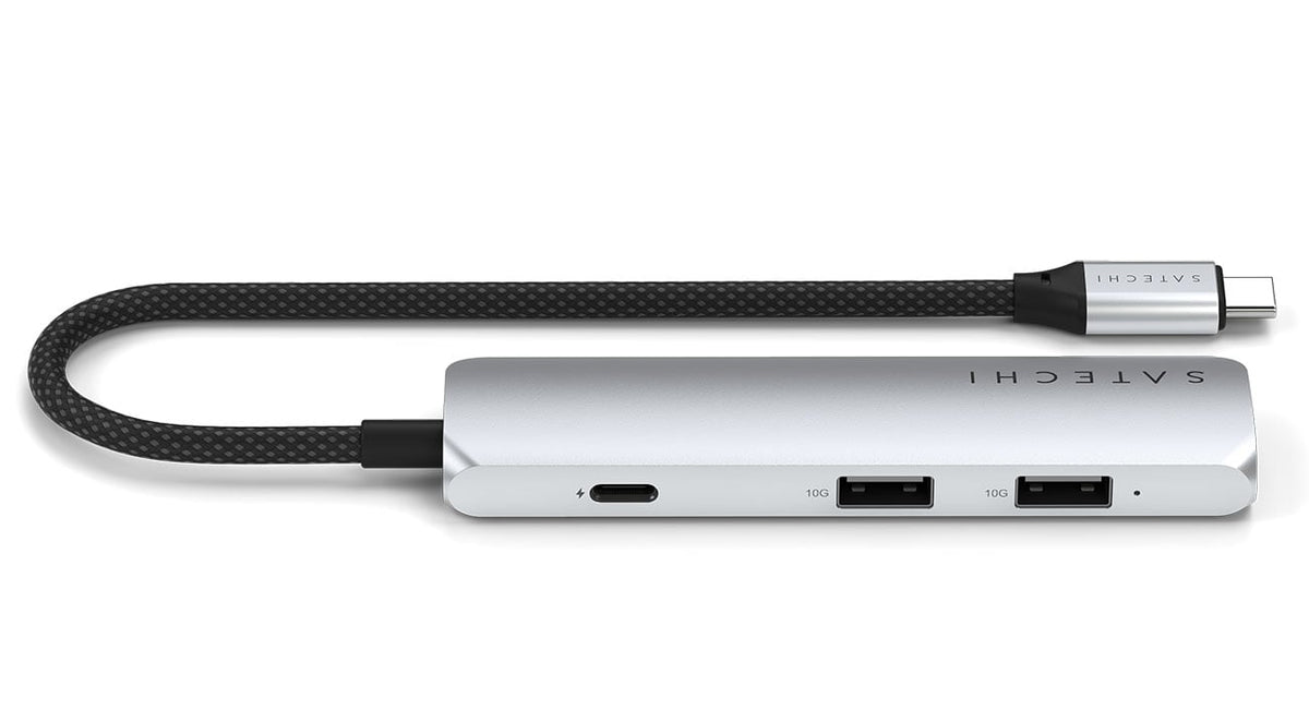 Satechi 4-in-1 Slim Multi-port Adapter 4K in Silver - ST-P4SS - image 4