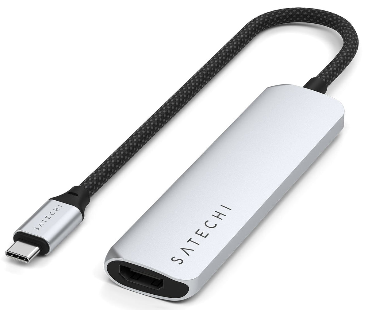 Satechi 4-in-1 Slim Multi-port Adapter 4K in Silver - ST-P4SS - image 2