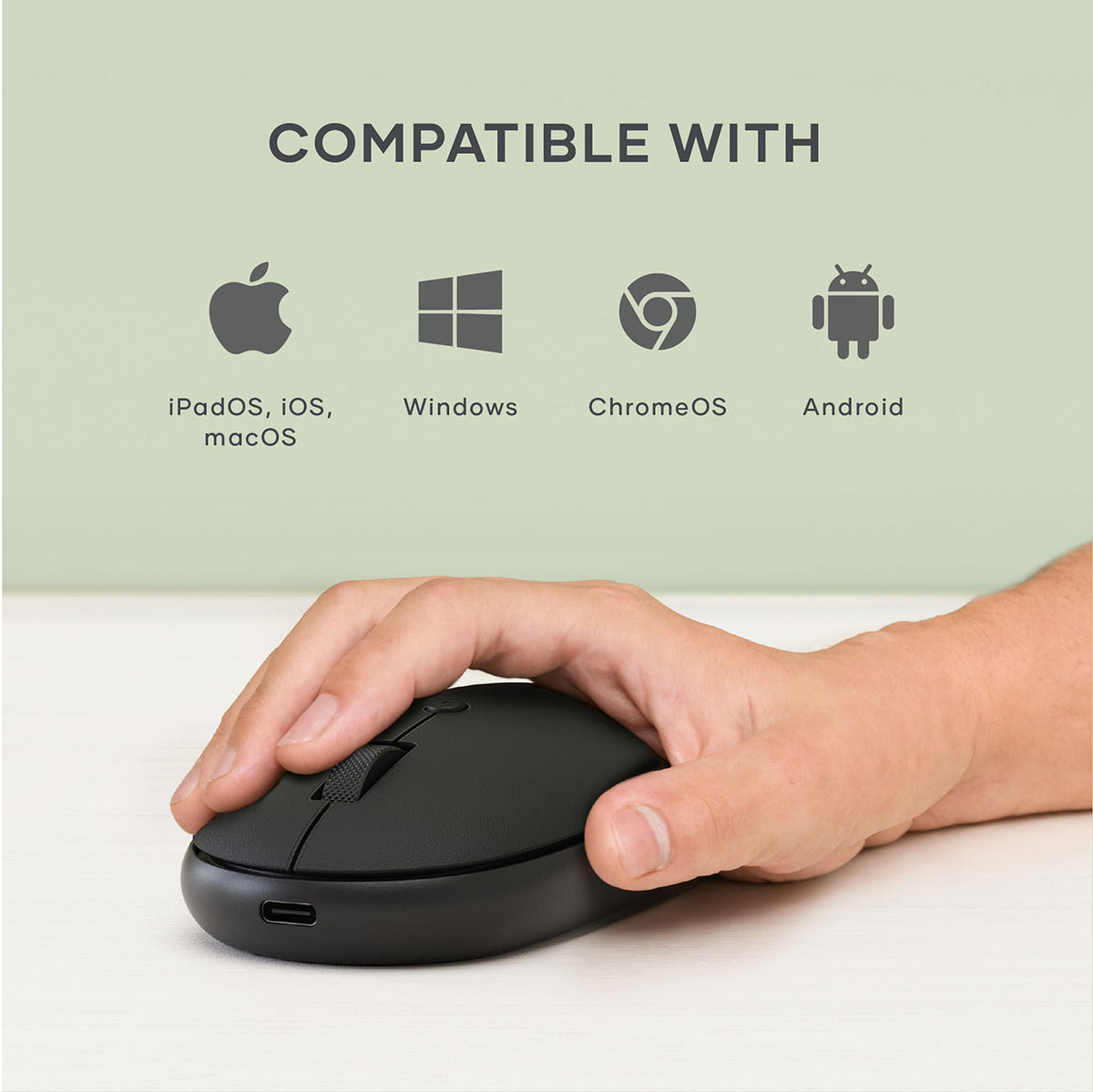 Satechi OntheGo Bluetooth Mouse in Black - ST-MOTGK - image 7