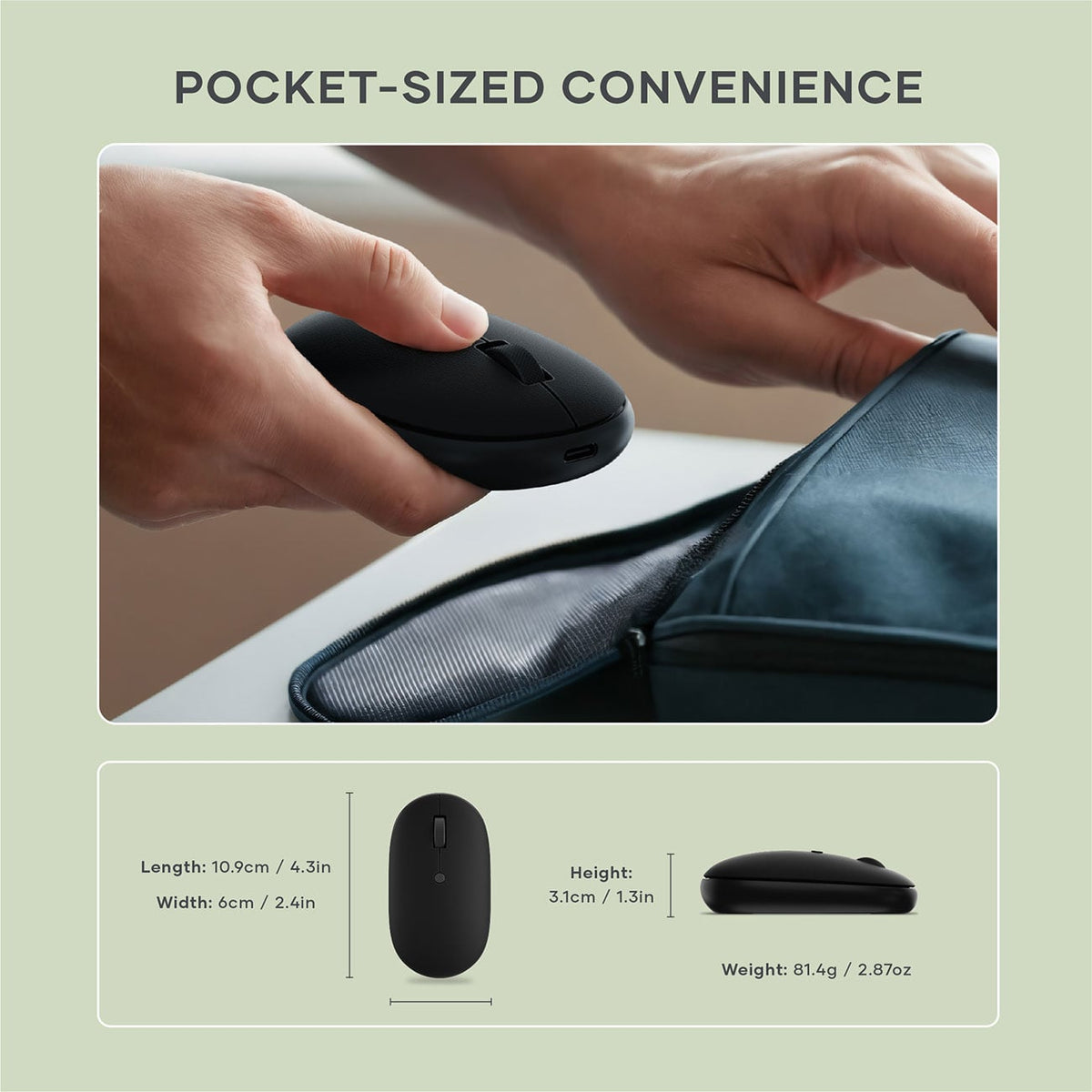 Satechi OntheGo Bluetooth Mouse in Black - ST-MOTGK - image 8