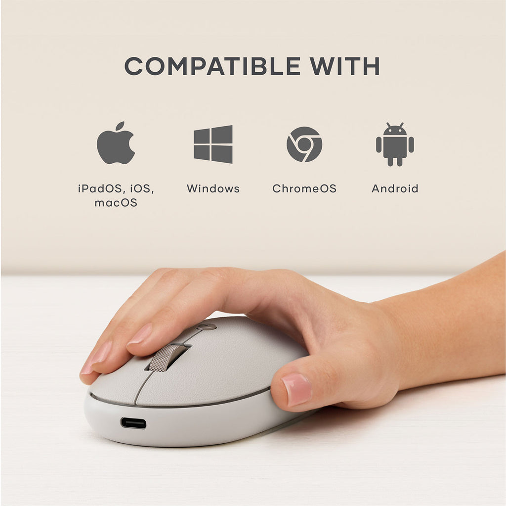 Satechi OntheGo Bluetooth Mouse in Sand - ST-MOTGW - image 7