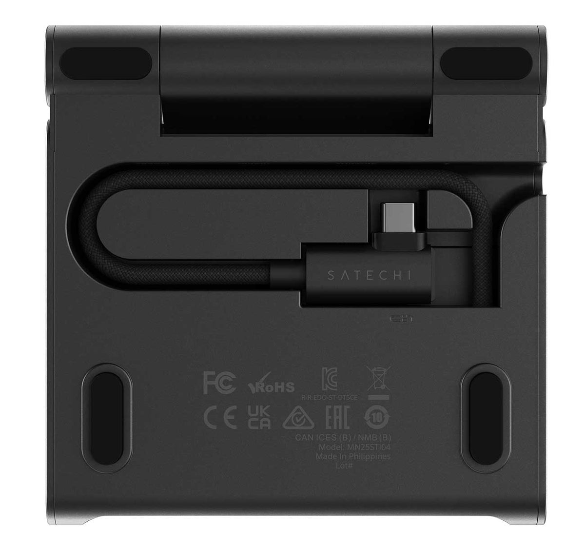 Satechi OntheGo Foldable Stand Hub for Apple iPad (2021+) in Space Black - ST-GOTGFC - image 8